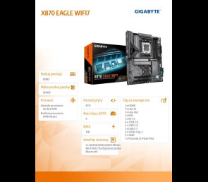 Gigabyte X870 EAGLE WIFI7 płyta główna ATX DDR5 z HDMI i USB-C