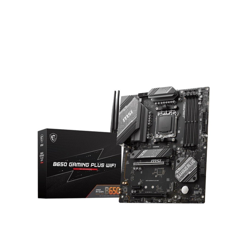 MSI Płyta główna B650 GAMING PLUS WIFI AM5 DDR5 ATX z Radiatorem 4slot MSI Płyta główna B650 GAMING PLUS WIFI AM5 DDR5 ATX z Radiatorem 4slot