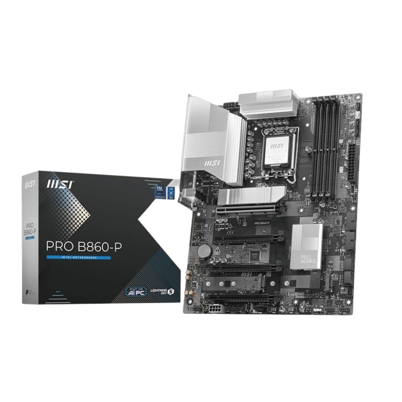 MSI PRO B860-P płyta główna ATX z 4 gniazdami DDR5 8800 MHz MSI PRO B860-P płyta główna ATX z 4 gniazdami DDR5 8800 MHz