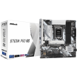 Płyta główna ASRock B760M Pro RS s1700 DDR5 mATX z PCIe 5.0 RGB Płyta główna ASRock B760M Pro RS s1700 DDR5 mATX z PCIe 5.0 RGB