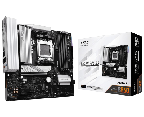 Płyta główna ASRock B850M PRO RS AM5 mATX DDR5 z 2.5G LAN