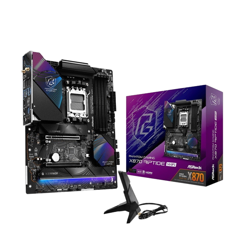 Płyta główna ASRock X870 RIPTIDE WIFI ATX DDR5 M.2 dla graczy Płyta główna ASRock X870 RIPTIDE WIFI ATX DDR5 M.2 dla graczy