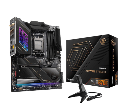 Płyta główna ASRock X870E TAICHI AM5 EATX 4DDR5 z M.2 USB4 wydajna