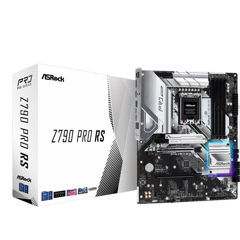 Płyta główna ASRock Z790 PRO RS s1700 4DDR5 HDMI DP ATX wydajna Płyta główna ASRock Z790 PRO RS s1700 4DDR5 HDMI DP ATX wydajna