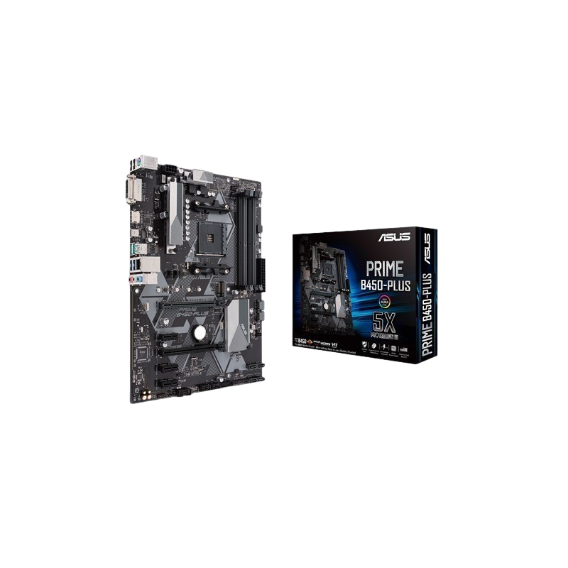 Płyta główna Asus PRIME B450-PLUS AM4 ATX z HDMI DVI 4xDDR4 Płyta główna Asus PRIME B450-PLUS AM4 ATX z HDMI DVI 4xDDR4