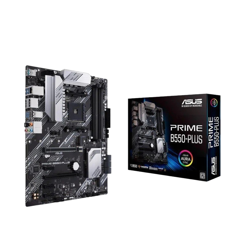 Płyta główna Asus PRIME B550-PLUS AM4 ATX z HDMI DP i M.2 Płyta główna Asus PRIME B550-PLUS AM4 ATX z HDMI DP i M.2