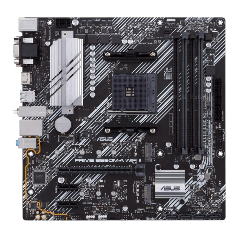 Płyta główna Asus Prime B550M-A WIFI II AM4 4DDR4 mATX z M.2 PCIe 4.0 Płyta główna Asus Prime B550M-A WIFI II AM4 4DDR4 mATX z M.2 PCIe 4.0