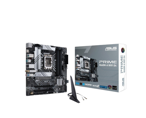 Płyta główna ASUS PRIME B660M-A WIFI D4 mATX z PCIe 4.0 i 4x DDR4