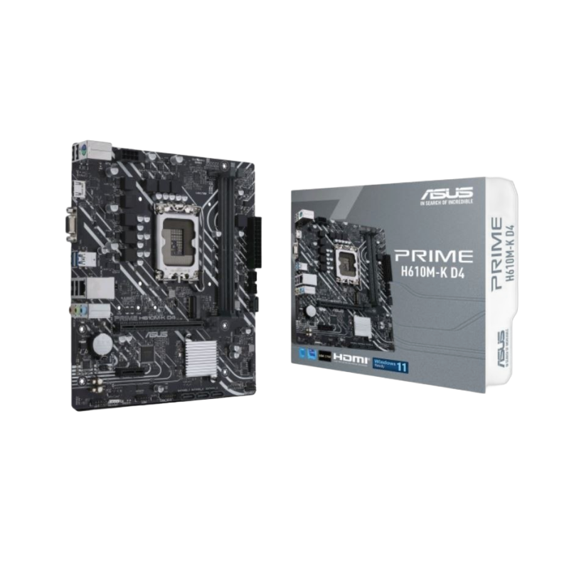 Płyta główna Asus PRIME H610M-K D4 mATX DDR4 z HDMI M.2 Płyta główna Asus PRIME H610M-K D4 mATX DDR4 z HDMI M.2