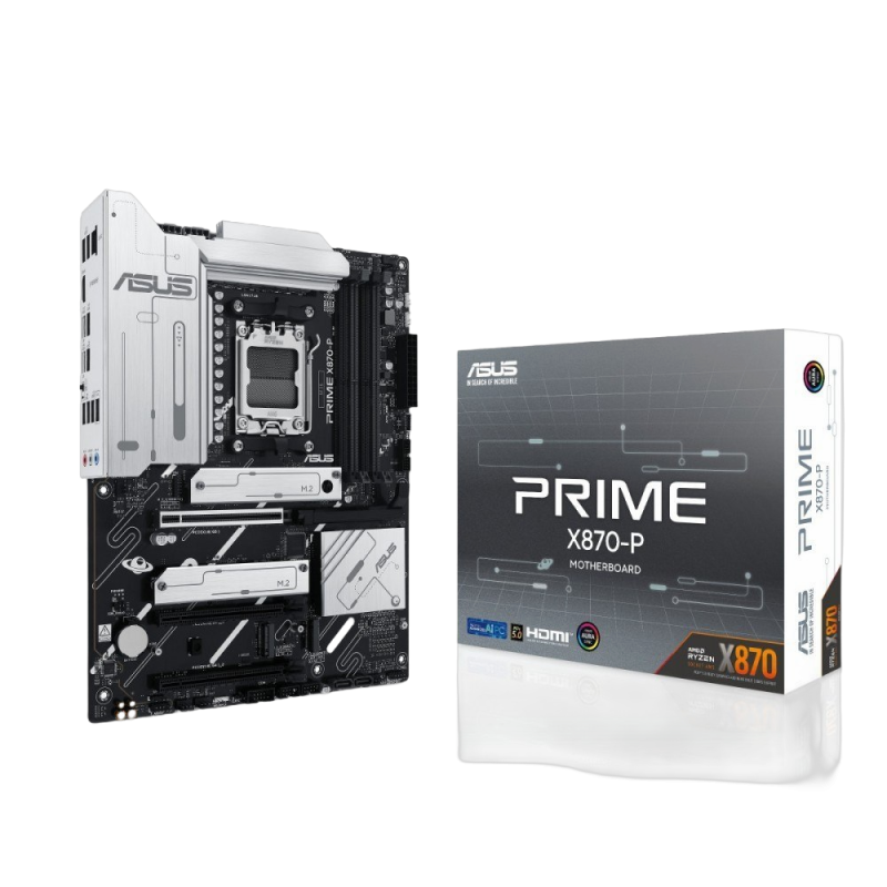 Płyta główna Asus PRIME X870-P AM5 DDR5 HDMI USB-C ATX wydajna dla AI