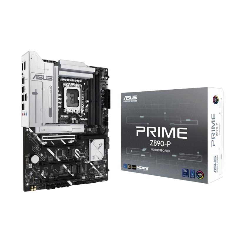 Płyta główna Asus PRIME Z890-P ATX DDR5 7600 MHz dla Intel Core Ultra Płyta główna Asus PRIME Z890-P ATX DDR5 7600 MHz dla Intel Core Ultra