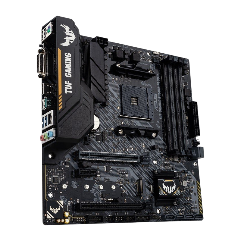 Płyta główna Asus TUF B450M-PLUS II AM4 micro ATX gamingowa z RGB Płyta główna Asus TUF B450M-PLUS II AM4 micro ATX gamingowa z RGB