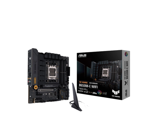 Płyta główna Asus TUF Gaming B650M-E WIFI AM5 mATX 4DDR5 HDMI wydajna