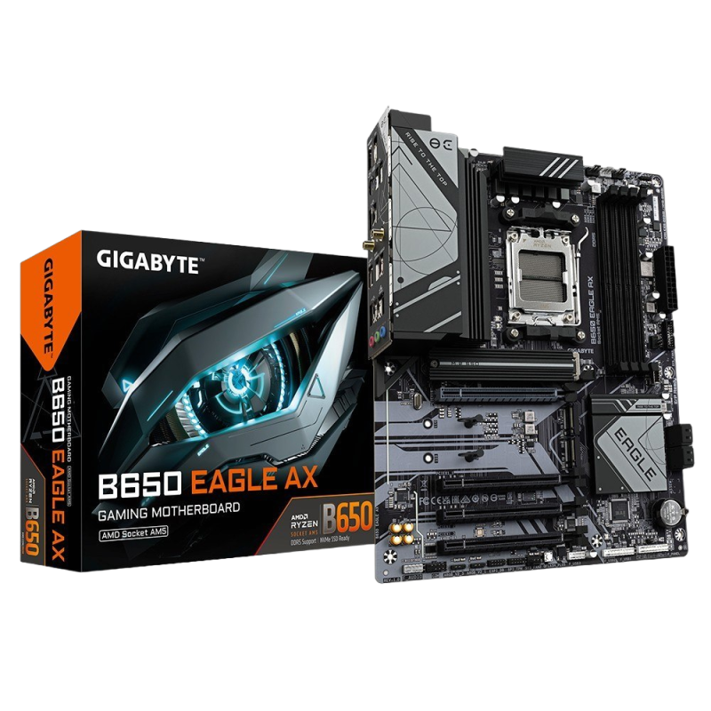 Płyta główna Gigabyte B650 EAGLE AX AM5 DDR5 HDMI bezprzewodowa Płyta główna Gigabyte B650 EAGLE AX AM5 DDR5 HDMI bezprzewodowa