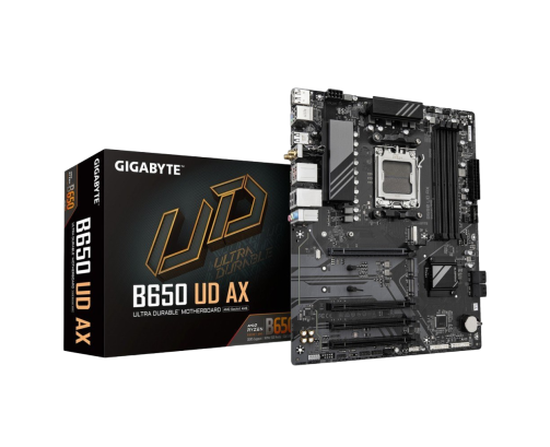 Płyta główna Gigabyte B650 UD AX AM5 4DDR5 HDMI DP ATX wydajna