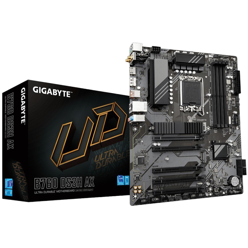 Płyta główna Gigabyte B760 DS3H AX s1700 4DDR5 ATX z WiFi 6E