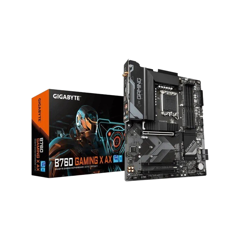 Płyta główna Gigabyte B760 Gaming X AX s1700 DDR5 ATX z Wi-Fi 6E Płyta główna Gigabyte B760 Gaming X AX s1700 DDR5 ATX z Wi-Fi 6E