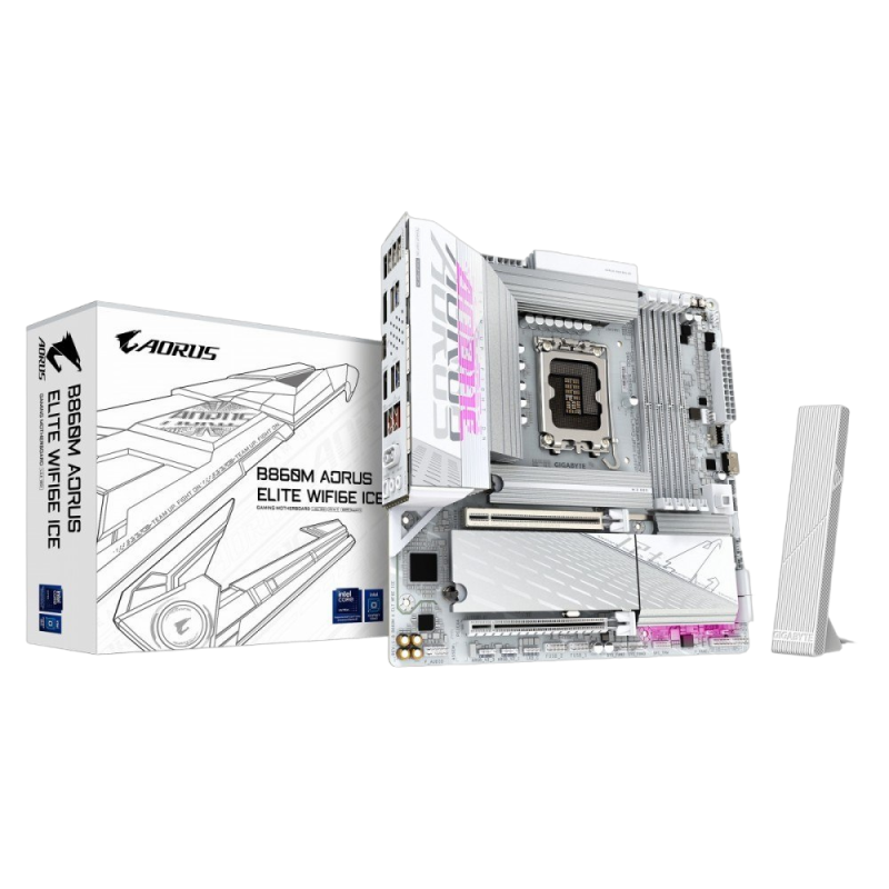 Płyta główna Gigabyte B860M A ELT WIFI6E ICE Micro ATX z DDR5 Płyta główna Gigabyte B860M A ELT WIFI6E ICE Micro ATX z DDR5