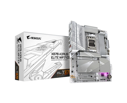 Płyta główna Gigabyte X870 A ELITE WF7 ICE ATX z Socket AM5 i DDR5