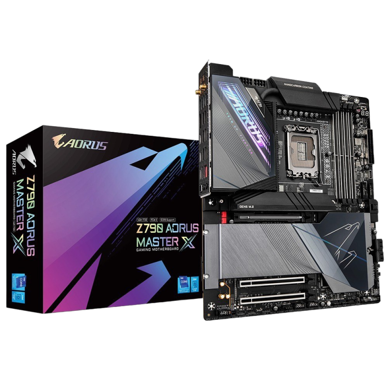 Płyta główna Gigabyte Z790 AORUS MASTER X E-ATX 4DDR5 USB Wi-Fi 7 Płyta główna Gigabyte Z790 AORUS MASTER X E-ATX 4DDR5 USB Wi-Fi 7