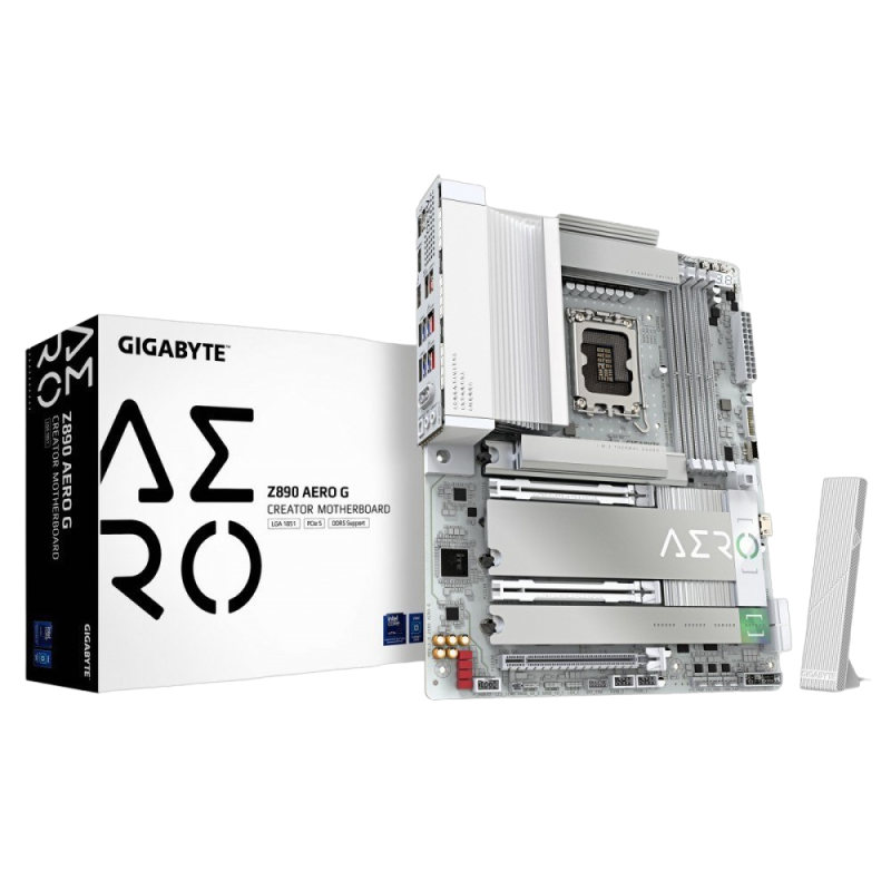 Płyta główna Gigabyte Z890 AERO ATX do kreatywnych z procesorem Intel Płyta główna Gigabyte Z890 AERO ATX do kreatywnych z procesorem Intel