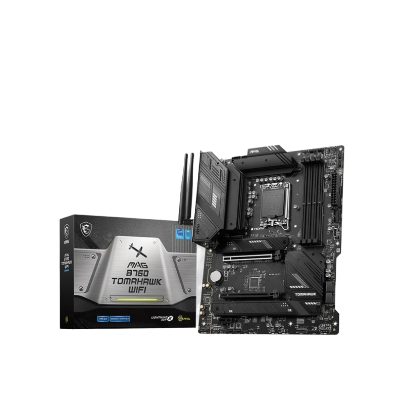 Płyta główna MSI MAG B760 TOMAHAWK WIFI ATX DDR5 z chłodzeniem Płyta główna MSI MAG B760 TOMAHAWK WIFI ATX DDR5 z chłodzeniem