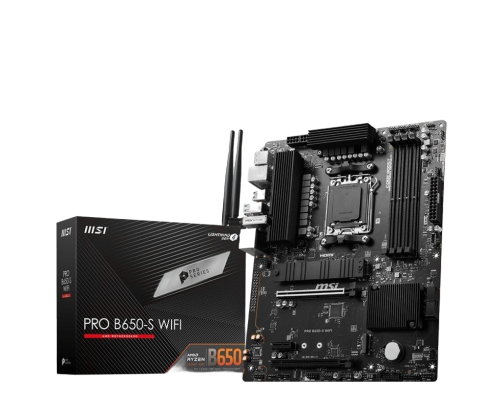 Płyta główna MSI PRO B650-S WIFI AM5 4DDR5 HDMI DP ATX zaawansowana