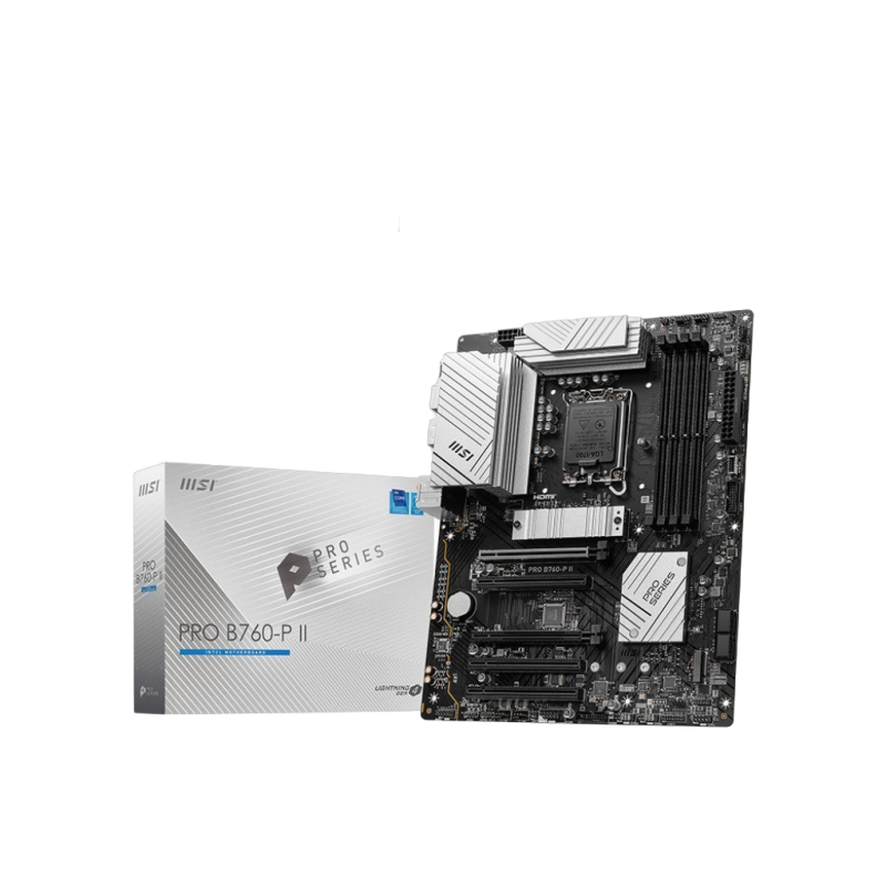 Płyta główna MSI PRO B760-P II S1700 4DDR5 ATX wydajna dla profesjonalistów Płyta główna MSI PRO B760-P II S1700 4DDR5 ATX wydajna dla profesjonalistów