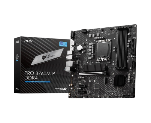 Płyta główna MSI PRO B760M-P DDR4 LGA1700 mATX z M.2 i HDMI