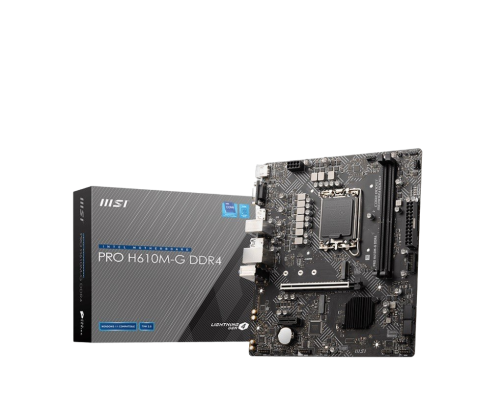 Płyta główna MSI PRO H610M-G s1700 DDR4 mATX z HDMI i DP