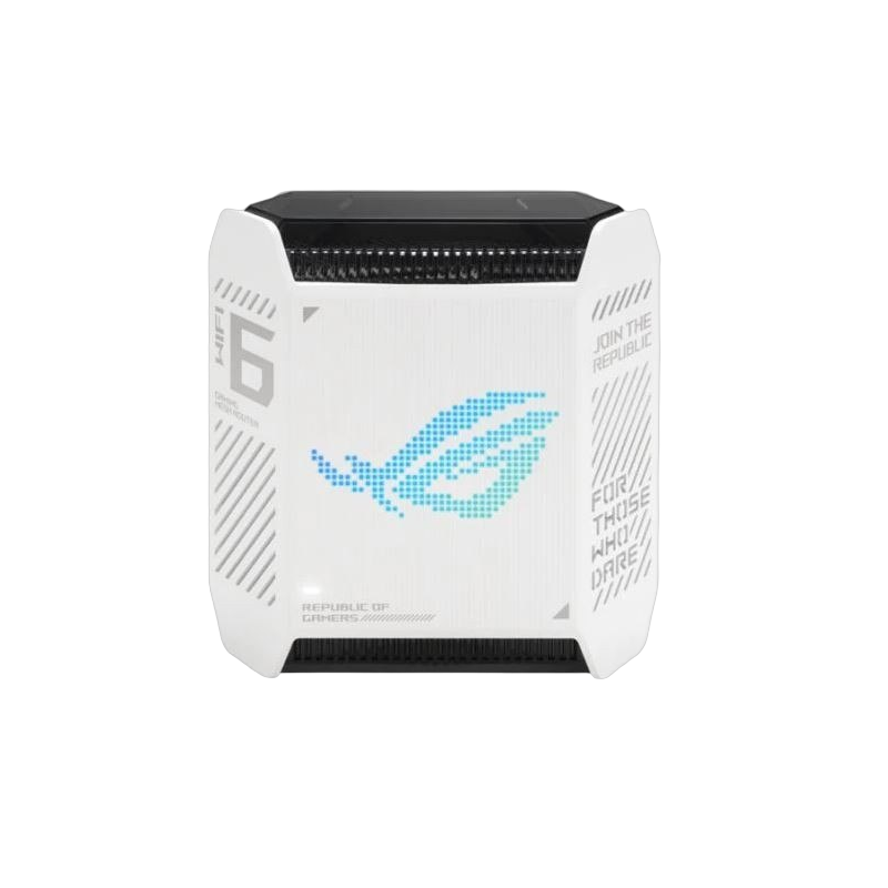Router Asus ROG Rapture GT6 WiFi AX10000 biały gamingowy z RangeBoost Plus Router Asus ROG Rapture GT6 WiFi AX10000 biały gamingowy z RangeBoost Plus