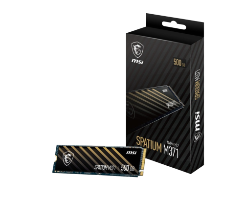 Dysk SSD MSI SPATIUM M371 500GB M.2 PCIe3 szybki wydajny