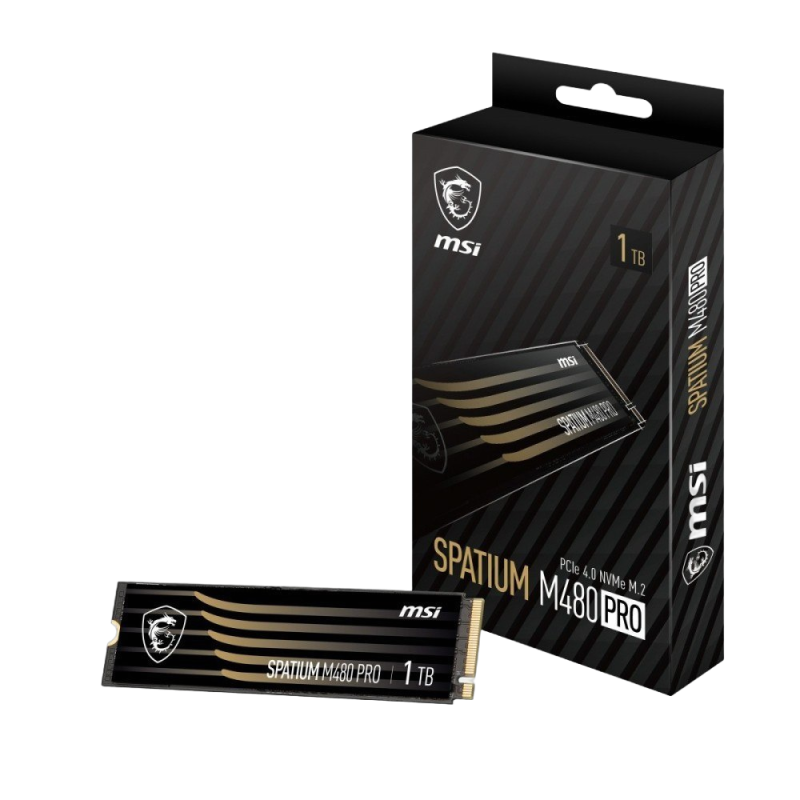 Dysk SSD MSI SPATIUM M480 PRO 1TB M.2 PCIe4 7400/6000MBs wydajny Dysk SSD MSI SPATIUM M480 PRO 1TB M.2 PCIe4 7400/6000MBs wydajny