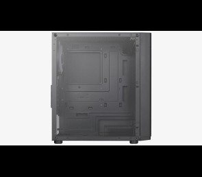 AeroCool Hexform TG FRGB Mini Tower czarna obudowa z hartowanym szkłem
