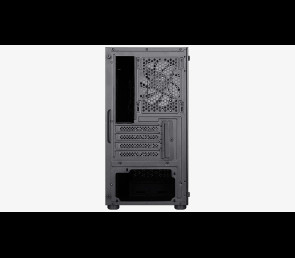 AeroCool Hexform TG FRGB Mini Tower czarna obudowa z hartowanym szkłem