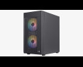 AeroCool Hexform TG FRGB Mini Tower czarna obudowa z hartowanym szkłem AeroCool Hexform TG FRGB Mini Tower czarna obudowa z hartowanym szkłem