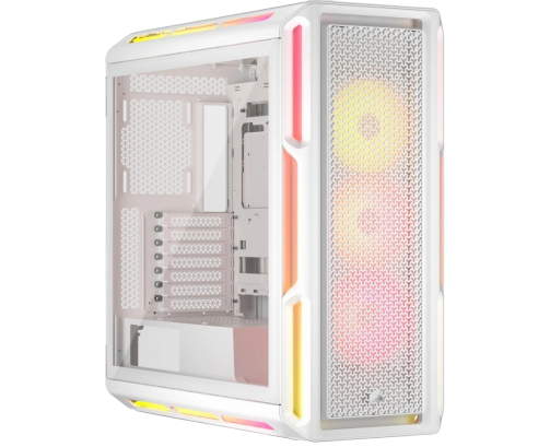 Corsair Obudowa iCUE 5000T LX RGB Mid Tower Biała z podświetleniem RGB