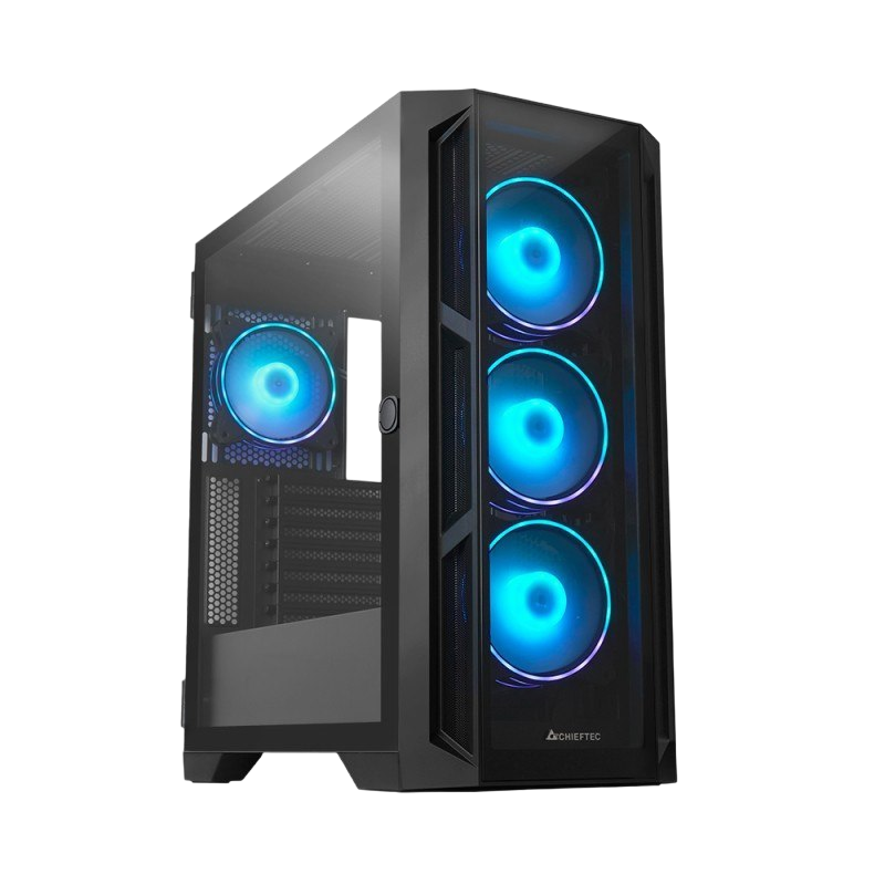 Obudowa Chieftec APEX GA-01B-TG-OP E-ATX z 4 wentylatorami ARGB Obudowa Chieftec APEX GA-01B-TG-OP E-ATX z 4 wentylatorami ARGB