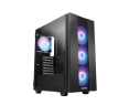 Obudowa Chieftec Hunter 2 Midi Tower 4xRGB USBC czarna z hartowanym szkłem Obudowa Chieftec Hunter 2 Midi Tower 4xRGB USBC czarna z hartowanym szkłem