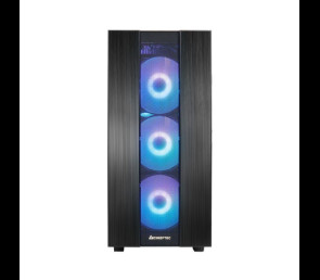 Obudowa Chieftec Hunter 2 Midi Tower 4xRGB USBC czarna z hartowanym szkłem