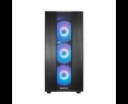 Obudowa Chieftec Hunter 2 Midi Tower 4xRGB USBC czarna z hartowanym szkłem Obudowa Chieftec Hunter 2 Midi Tower 4xRGB USBC czarna z hartowanym szkłem