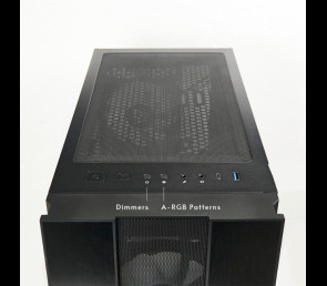 Obudowa Chieftec Hunter 2 Midi Tower 4xRGB USBC czarna z hartowanym szkłem