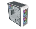 Obudowa Cooler Master HAF 500 ARGB biała midi tower z panelem szklanym Obudowa Cooler Master HAF 500 ARGB biała midi tower z panelem szklanym