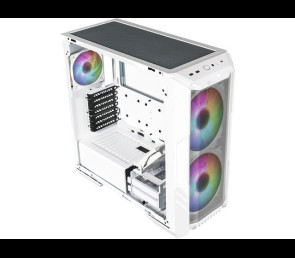 Obudowa Cooler Master HAF 500 ARGB biała midi tower z panelem szklanym