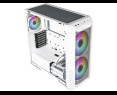Obudowa Cooler Master HAF 500 ARGB biała midi tower z panelem szklanym Obudowa Cooler Master HAF 500 ARGB biała midi tower z panelem szklanym