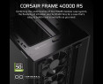 Obudowa Corsair FRAME 4000D RS Black Midi Tower ATX modułowa Obudowa Corsair FRAME 4000D RS Black Midi Tower ATX modułowa