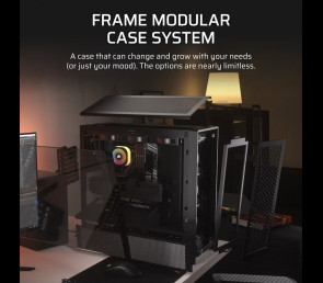 Obudowa Corsair FRAME 4000D RS Black Midi Tower ATX modułowa