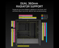 Obudowa Corsair FRAME 4000D RS Black Midi Tower ATX modułowa Obudowa Corsair FRAME 4000D RS Black Midi Tower ATX modułowa