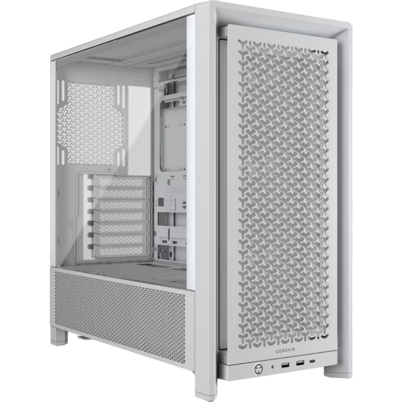 Obudowa Corsair FRAME 4000D RS White Mid Tower ATX modułowa z wentylatorami Obudowa Corsair FRAME 4000D RS White Mid Tower ATX modułowa z wentylatorami