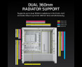 Obudowa Corsair FRAME 4000D RS White Mid Tower ATX modułowa z wentylatorami Obudowa Corsair FRAME 4000D RS White Mid Tower ATX modułowa z wentylatorami